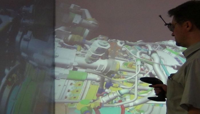 Программно-аппаратный комплекс виртуального окружения (CAVE 3D) Программно-аппаратный комплекс виртуального окружения (CAVE 3D)